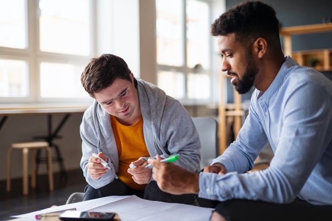 Blk Male Teacher with Male Student-1